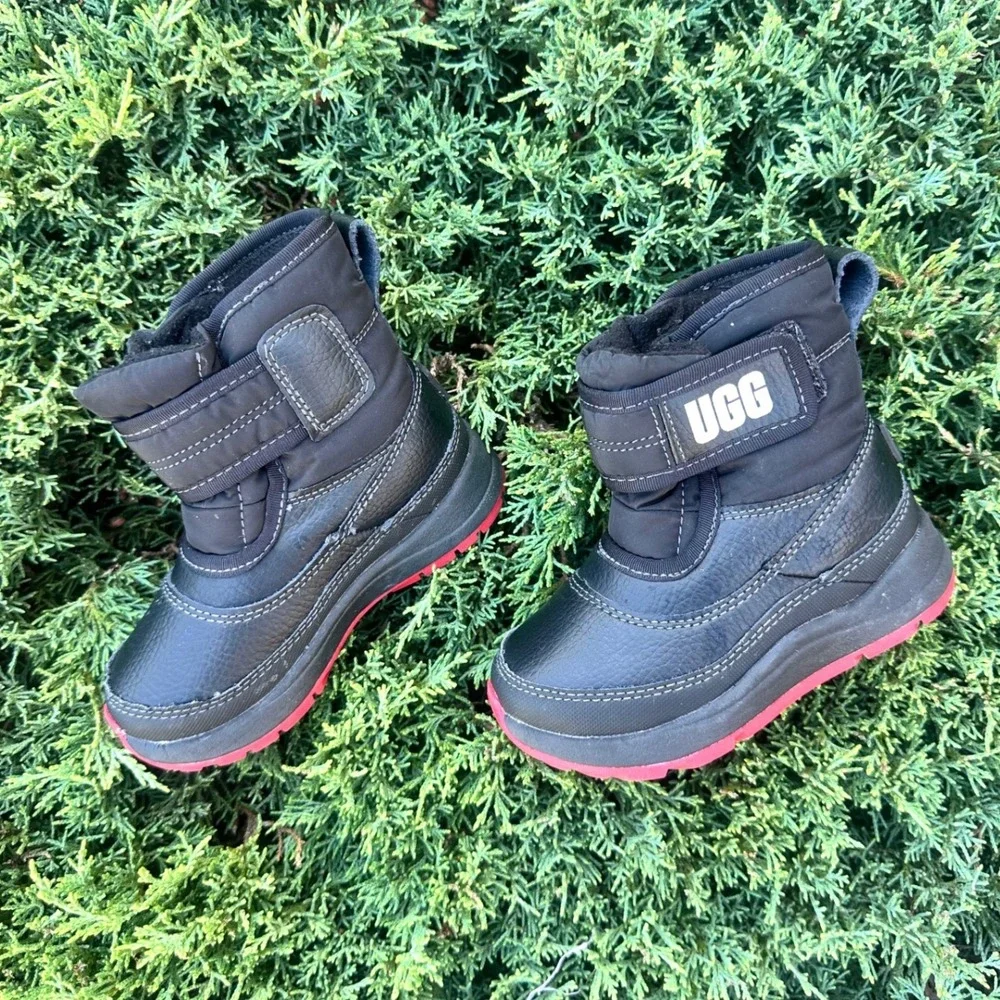 UGG Kids' Taney Weather Boots Toddler Boy Size 7 Black
